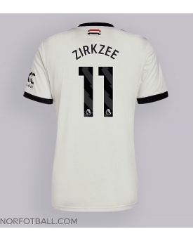 Billige Fotballdrakt Manchester United Joshua Zirkzee #11 Replika Tredjedrakt 2024-25 Kortermet